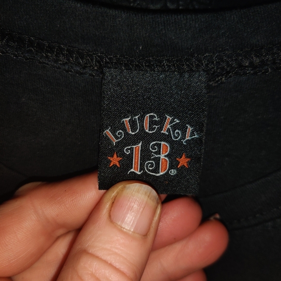 Women's XL Lucky 13 t-shirt - Picture 6 of 12